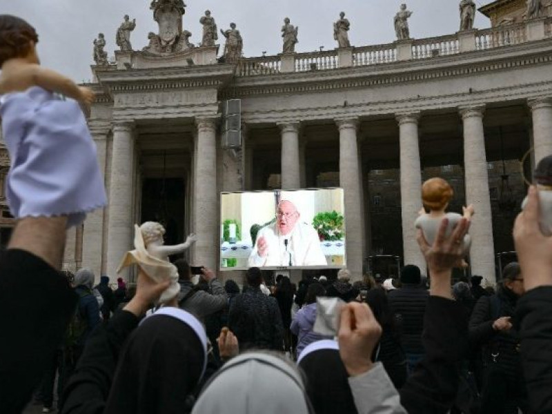 El Papa Francisco desde la Capilla de Casa Santa Marta