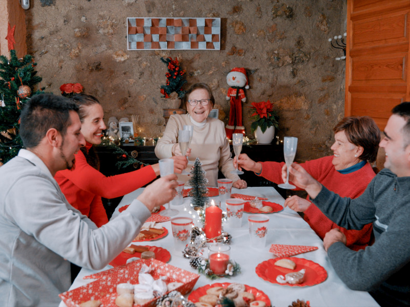 Momento del vídeo navideño de la Diputación