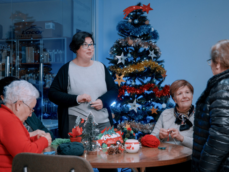 Momento del vídeo navideño de la Diputación