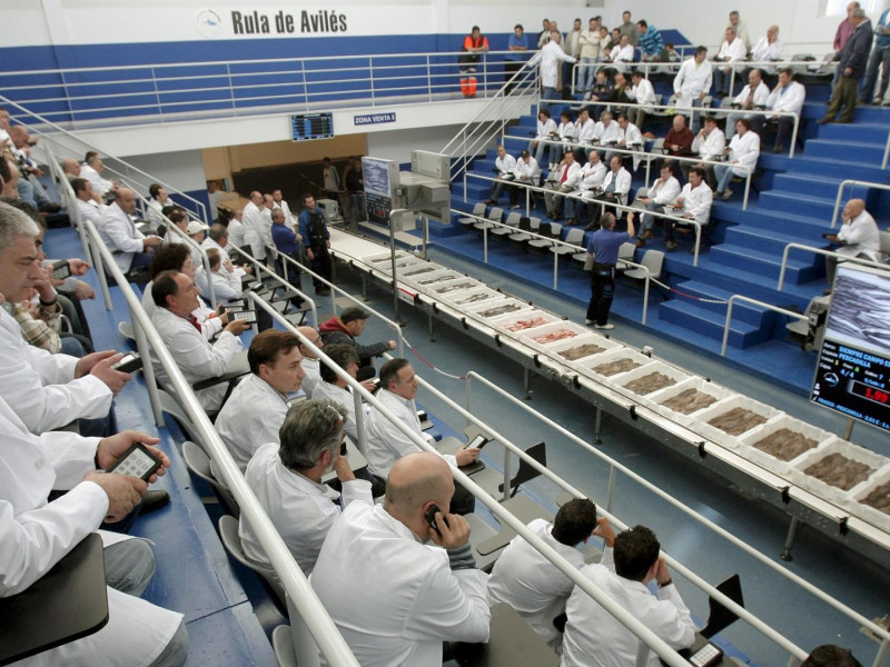 La Rula de Avilés, en la inauguración del actual edificio, en 2009