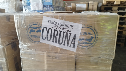 Caja banco de alimentos Coruña