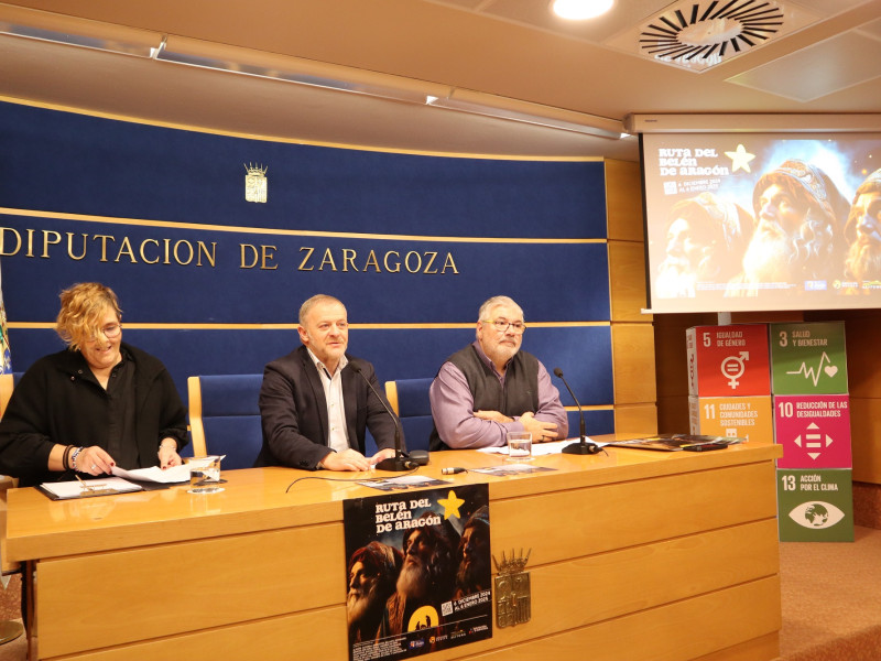 Presentación de la Ruta del Belén de Aragón 2024.