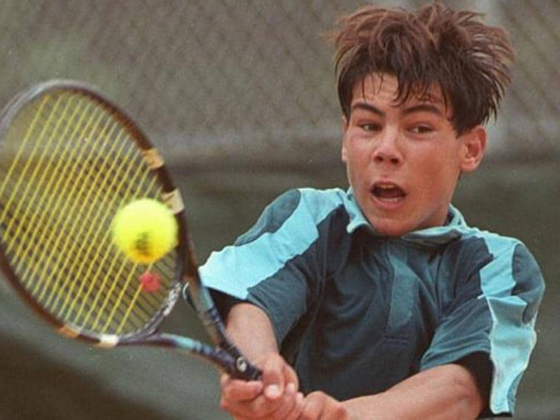 Rafa Nadal empezó a jugar al tenis siendo un niño