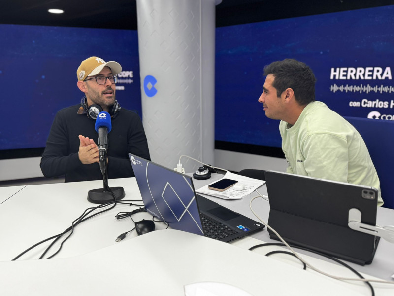 Borja Rodríguez, junto a Alberto Herrera