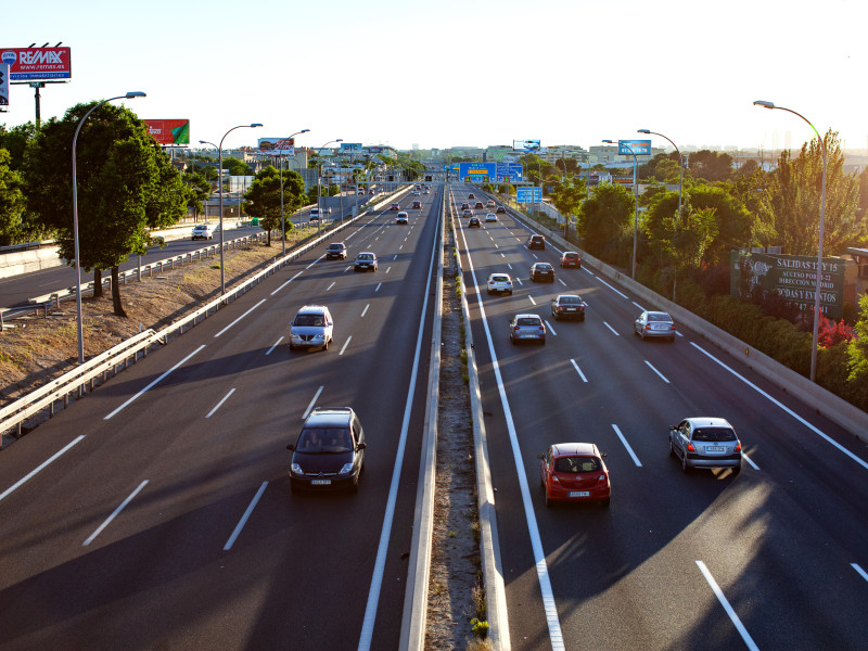 Tráfico, Autopistas en España, Madrid