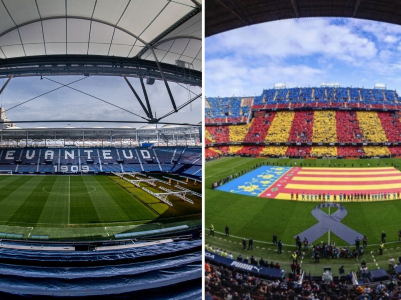 La selección femenina jugará en el Ciutat de València y la masculina lo hará en Mestalla.