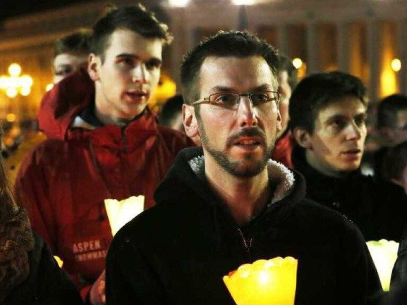 Encuentro europeo de los jóvenes de Taizé en Liubliana, Eslovenia, en diciembre de 2023.