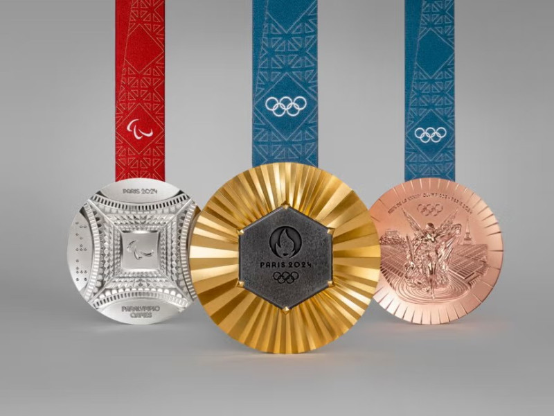 Así eran las medallas olímpicas en París 2024