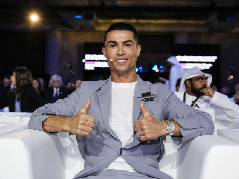 Cristiano Ronaldo, durante los Globe Soccer Awards.