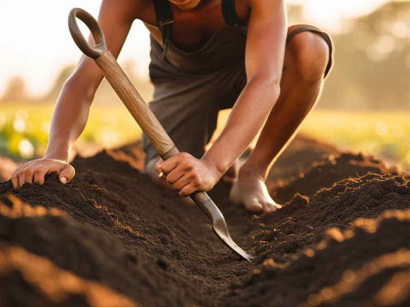 Joven en el campo