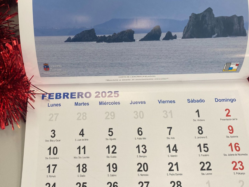 Imagen del calendario de COPE Cantabria