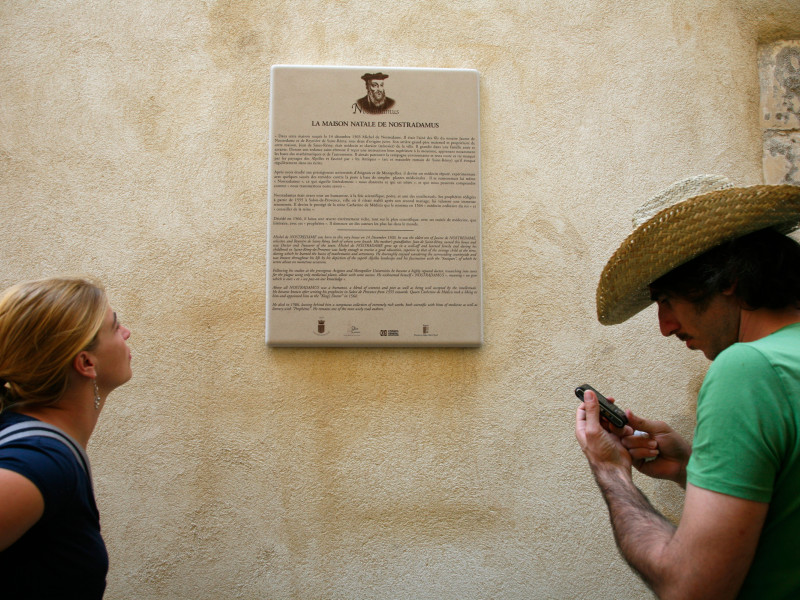 La casa de Nostradamus en Saint Remy de Provence, Bouches du Rhône, Provenza, Francia