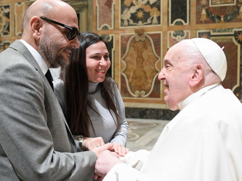 El Papa recibe a los miembros de la Unión Italiana de Ciegos y Deficientes Visuales