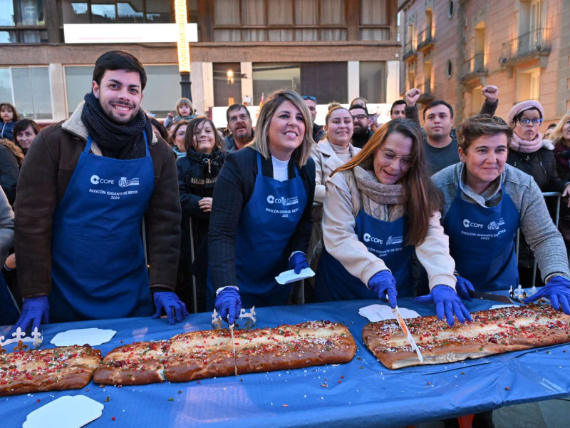 Más de doscientos metros de roscón