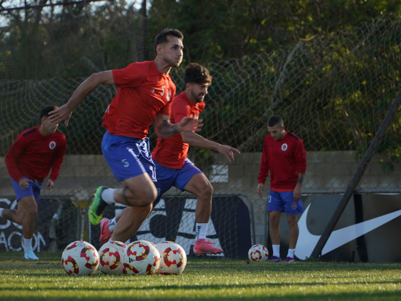 Entrenamiento del CD MInera