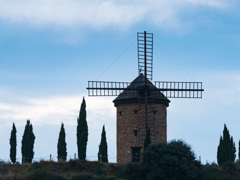 Molino harinero del Valle de Ocón en la comunidad autónoma de La Rioja