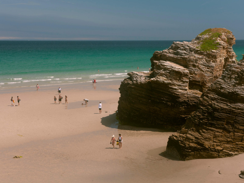 Playa de Las Catedrales, Ribadeo, provincia de Lugo, Región de Galicia