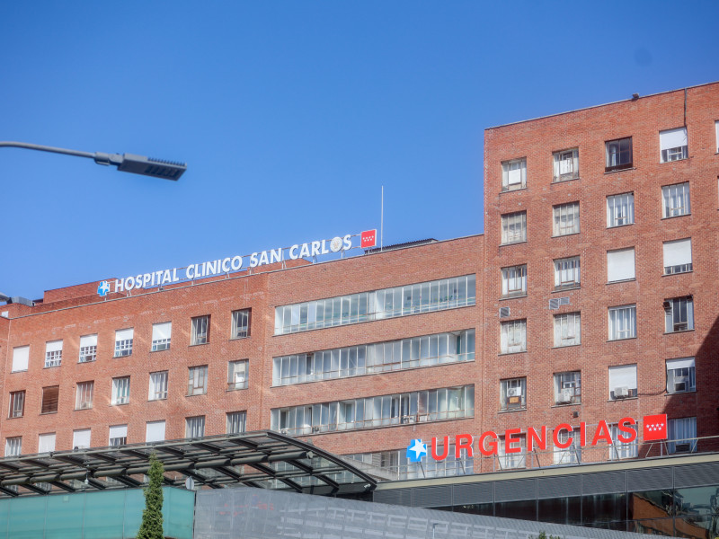 Fachada del Hospital Clínico San Carlos de la Comunidad de Madrid