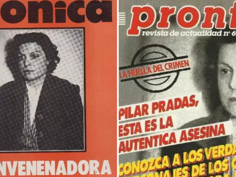 Las portadas de Crónica y Pronto sobre Pilar Prades