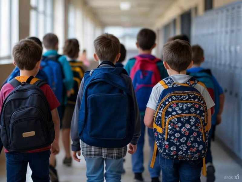 Niños en un colegio