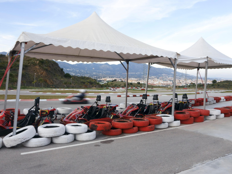 Carrera de karting en Mijas Costa, Málaga