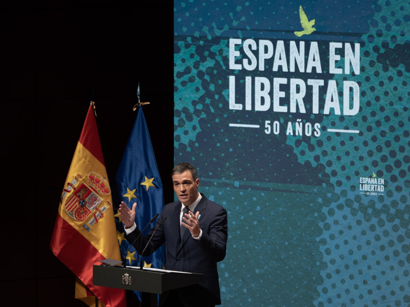 Sánchez interviene en el acto 'España en Libertad' para conmemorar los 50 años de la democraciaEduardo Parra / Europa Press08/1/2025