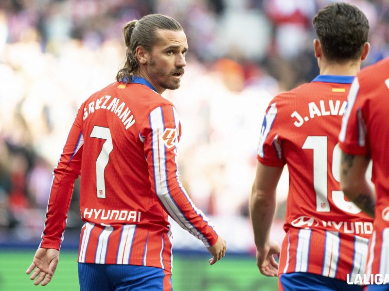 Antoine Griezmann, tras el gol anulado ante Osasuna