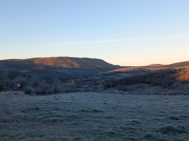 Frío en Cubillo del Ebro (Valderredible)