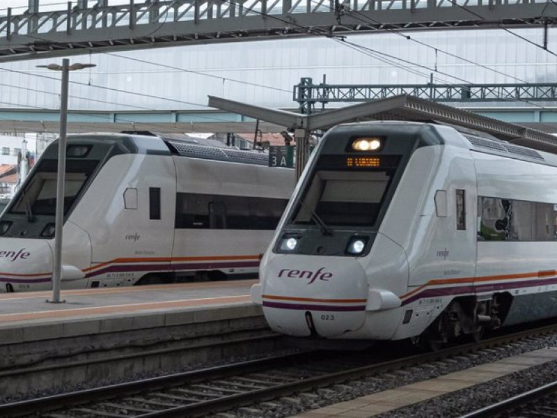 Trenes en Santiago de Compostela