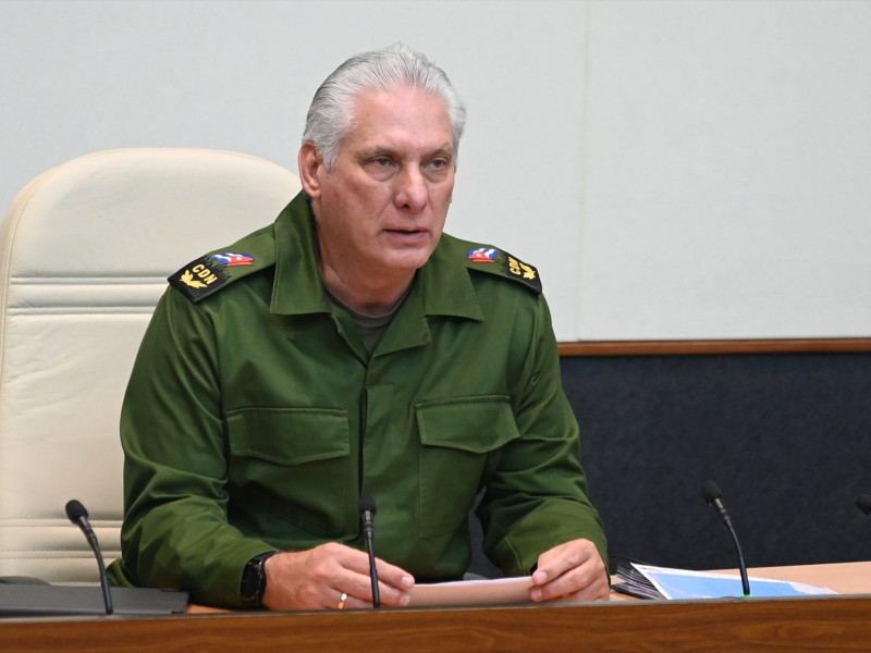 El presidente de Cuba, Miguel Díaz-Canel