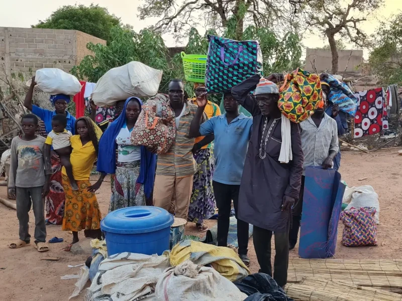 Familia desplazada internamente en África subsahariana