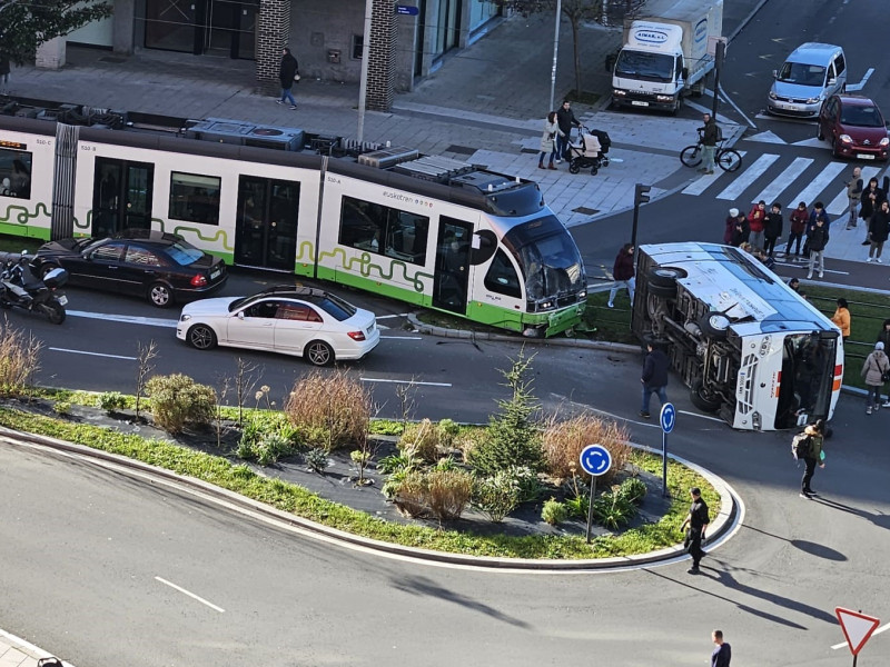 Accidente en Vitoria