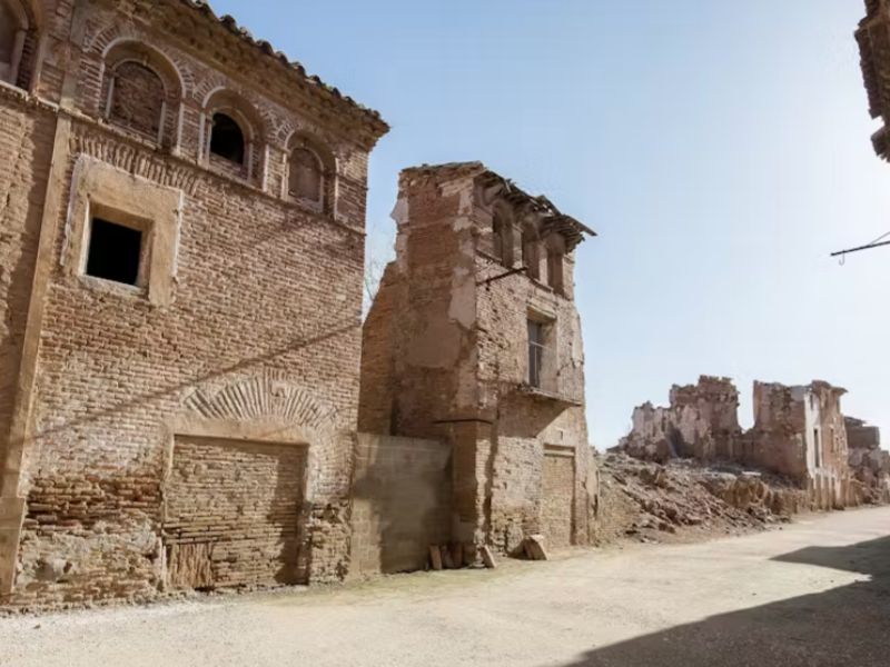 Calles del pueblo viejo de Belchite