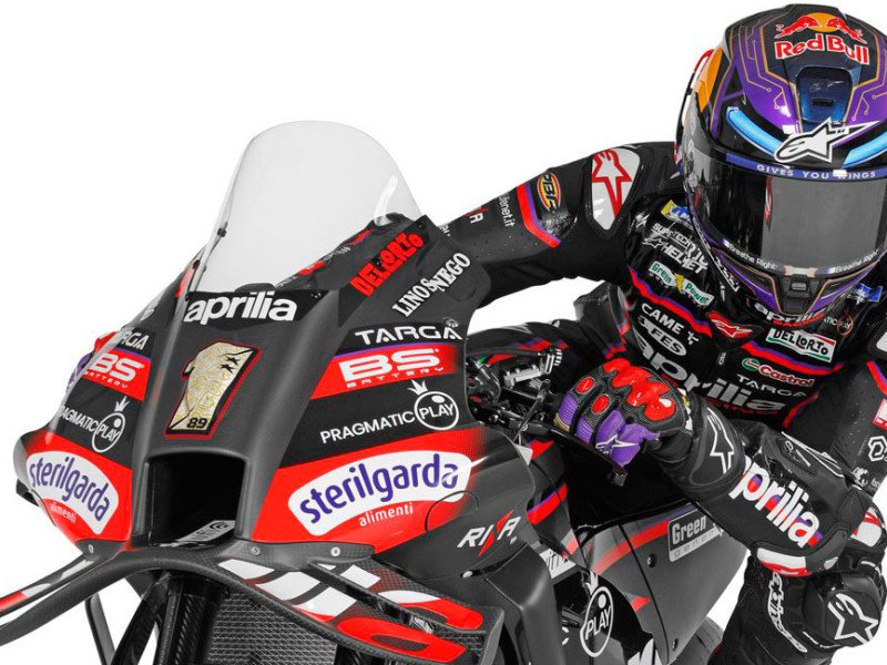 El piloto español llevará el número 1 en su moto Aprilia la próxima temporada.