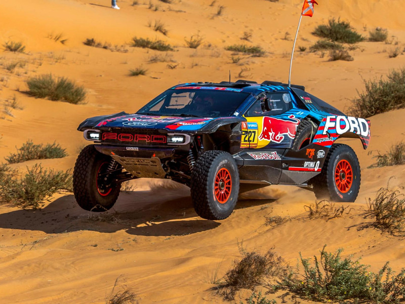 Nani Roma, durante la décima etapa del Rally Dakar