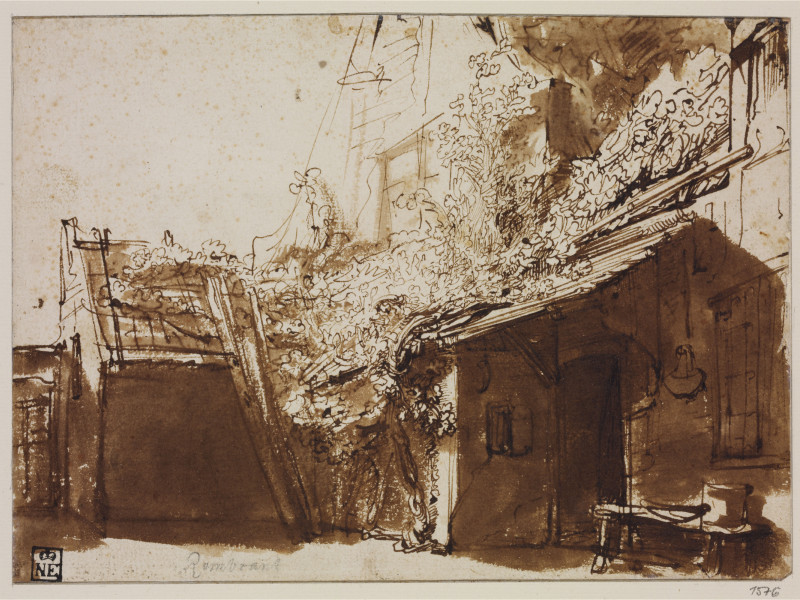 Rembrandt Harmensz. van Rijn1635 - 1636pen, brown ink, brown wash162 mm x 225 mm