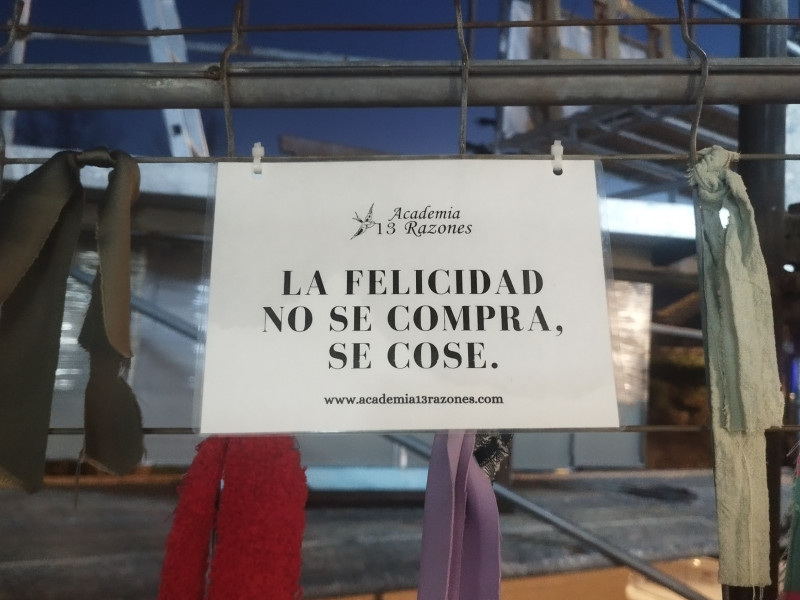 El andamio también tiene frases inspiradoras