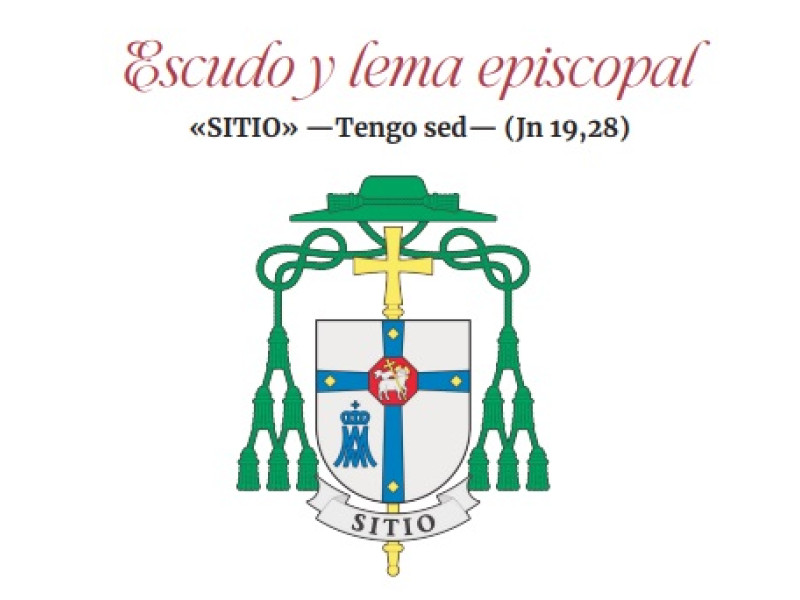 Escudo D. Jesús Vidal como Obispo de Segovia