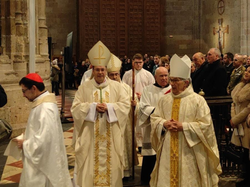 Toma de posesión de D. Jesús Vidal como Obispo de Segovia