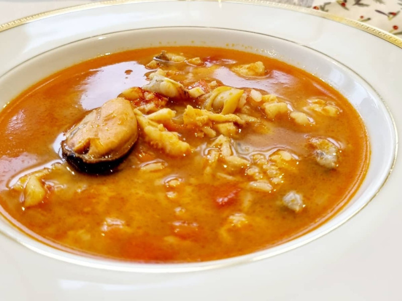 Esta es la sabrosísima sopa de pescado que elabora Marta Cerdido