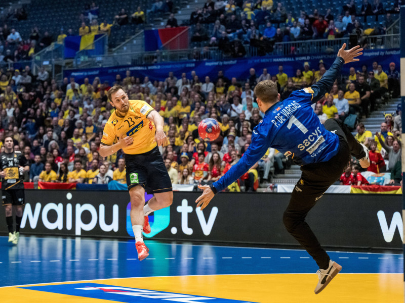 Gonzalo Pérez de Vargas, durante el partido de Los Hispanos ante Suecia