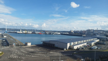 Lonja y puerto de A Coruña