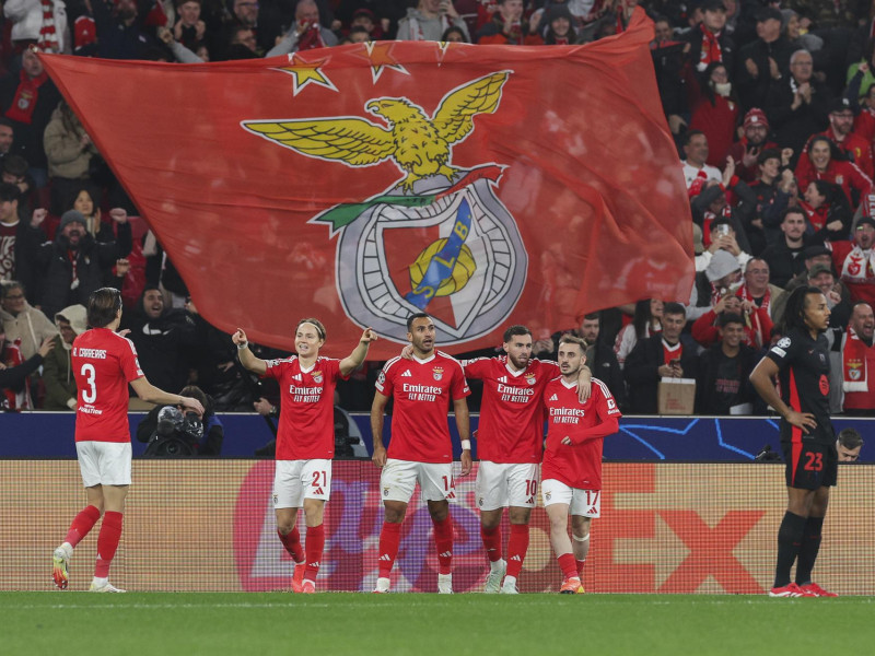 Plavidis celebra el Benfica 3 - Barcelona, 1