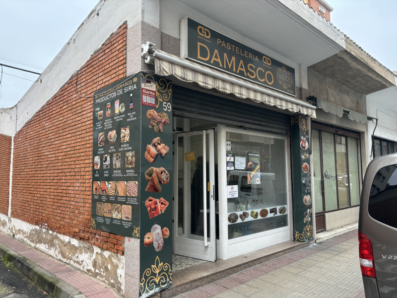 Pastelería Damasco en la calle La Cigüeña