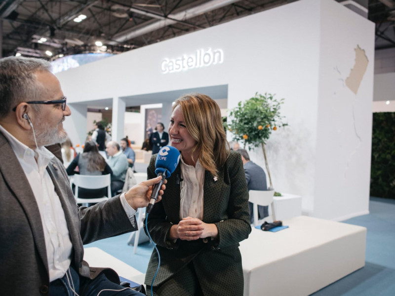 La alcaldesa de Castellón de la Plana, Begoña Carrasco, en el especial COPE desde la Feria Internacional de Turismo de Madrid