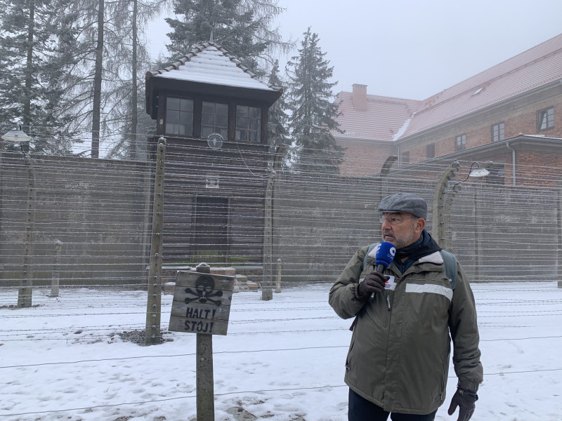 Expósito en Auschwitz