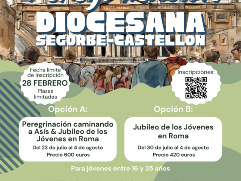 Peregrinación a Roma de jóvenes de la diócesis de Segorbe-Castellón