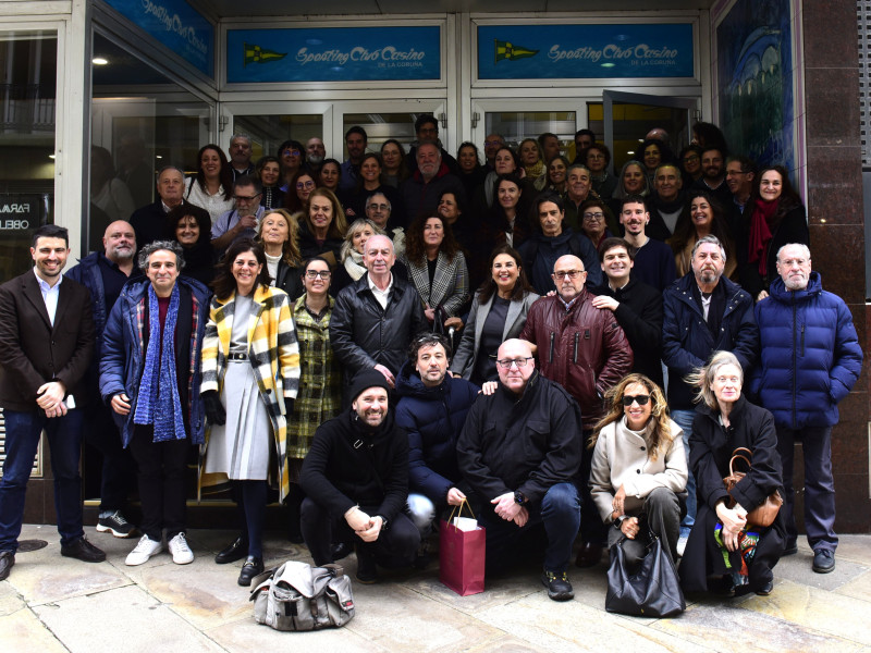 Comida del patrón de los periodistas, San Francisco de Sales, celebrada por la Asociación de la Prensa de A Coruaña