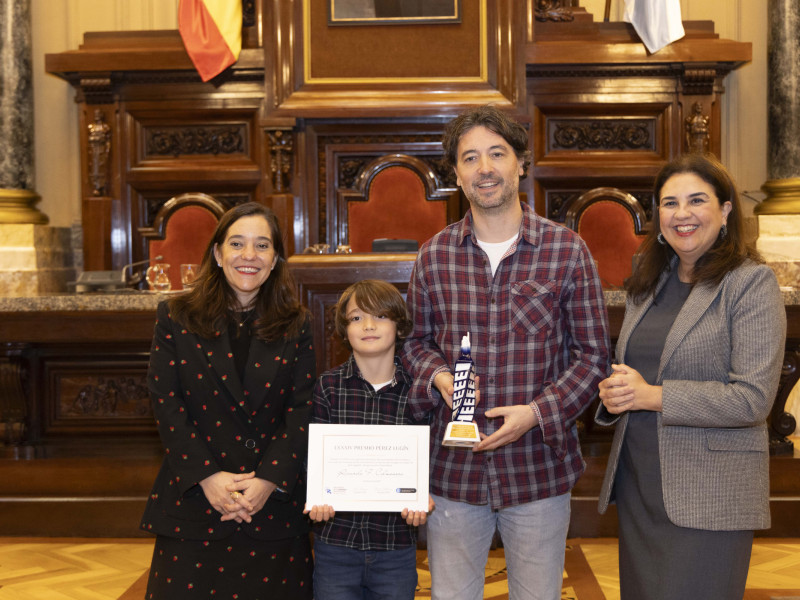 Entrega del premio Pérez Lugín a Ricardo Fernández Colmenero