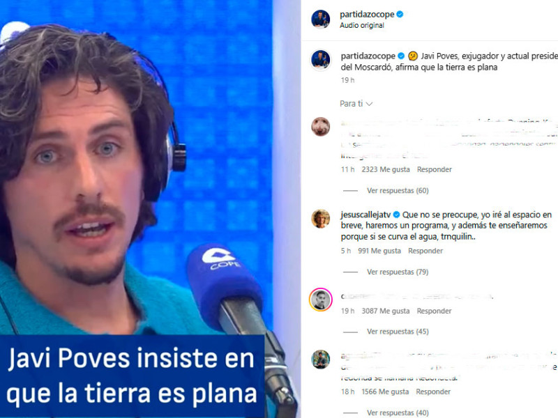 Mensaje de Jesús Calleja a Javi Poves